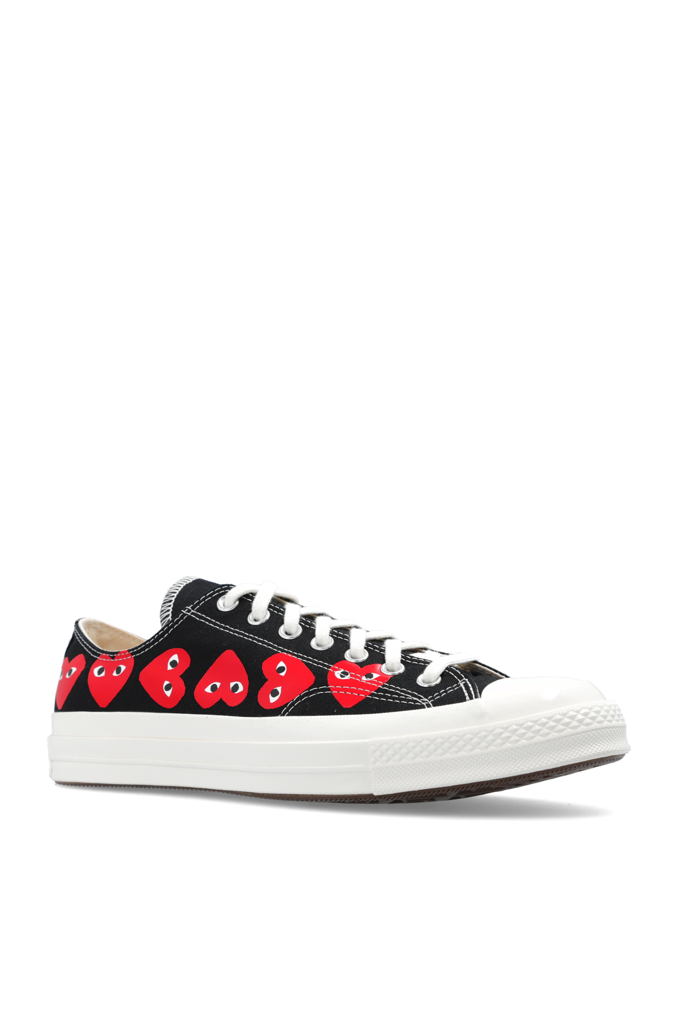 Cdg converse black on sale low